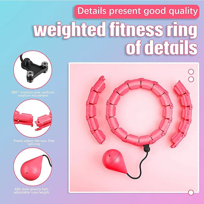 24 Sections Smart Sport Hoops Adjustable Abdominal Thin Waist 