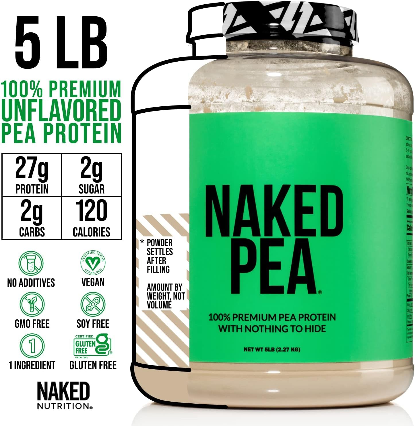  5LB 100% Pea Protein Powder from North American  