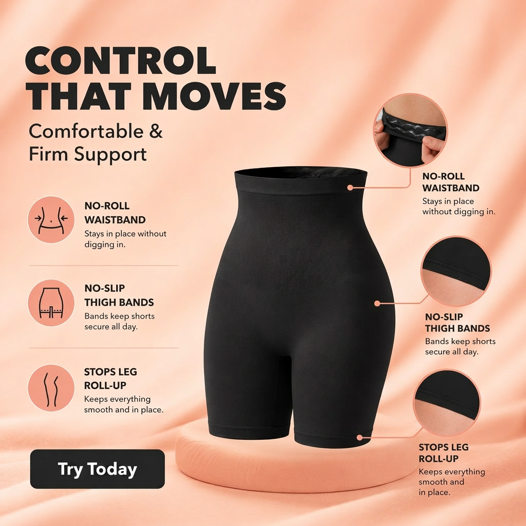 Tummy and Thigh Control Shapewear