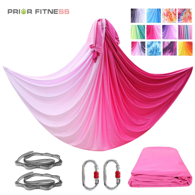 Aerial Yoga Hammock Suitable for Home Fitness Anti-Gravity Swing Pilates Inversion Exercises All Levels of Yoga Starter Kit