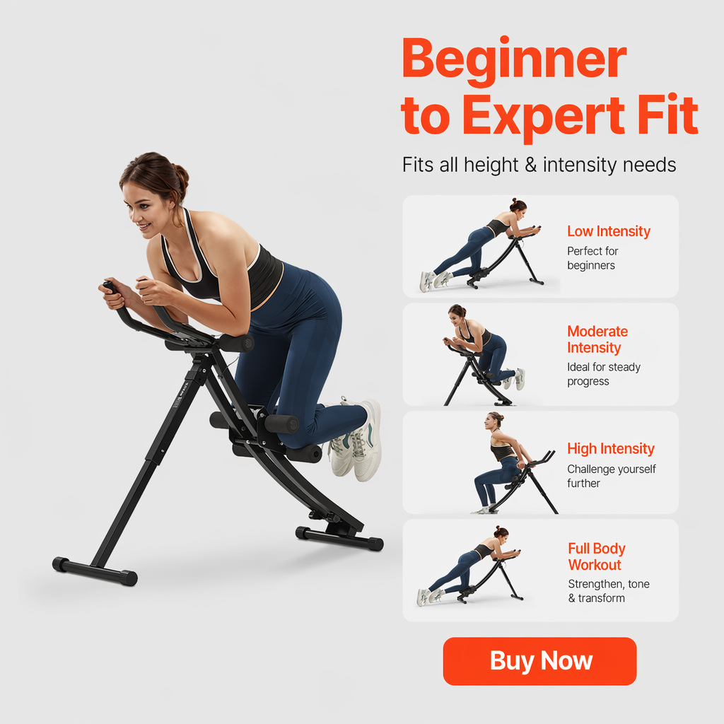 Dual Track Ab Trainer w/ LCD Monitor