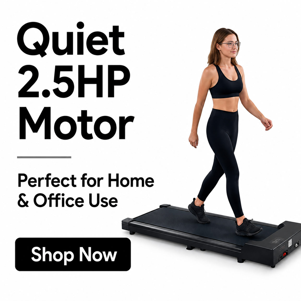 2.5HP Under Desk Portable Walking Pad