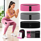 Fabric Resistance Bands - Set of 3