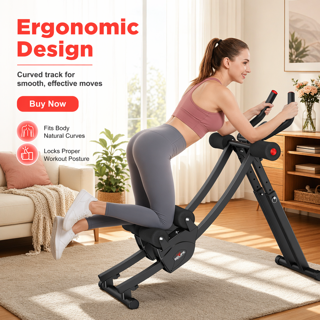 Dual Track Ab Trainer w/ LCD Monitor