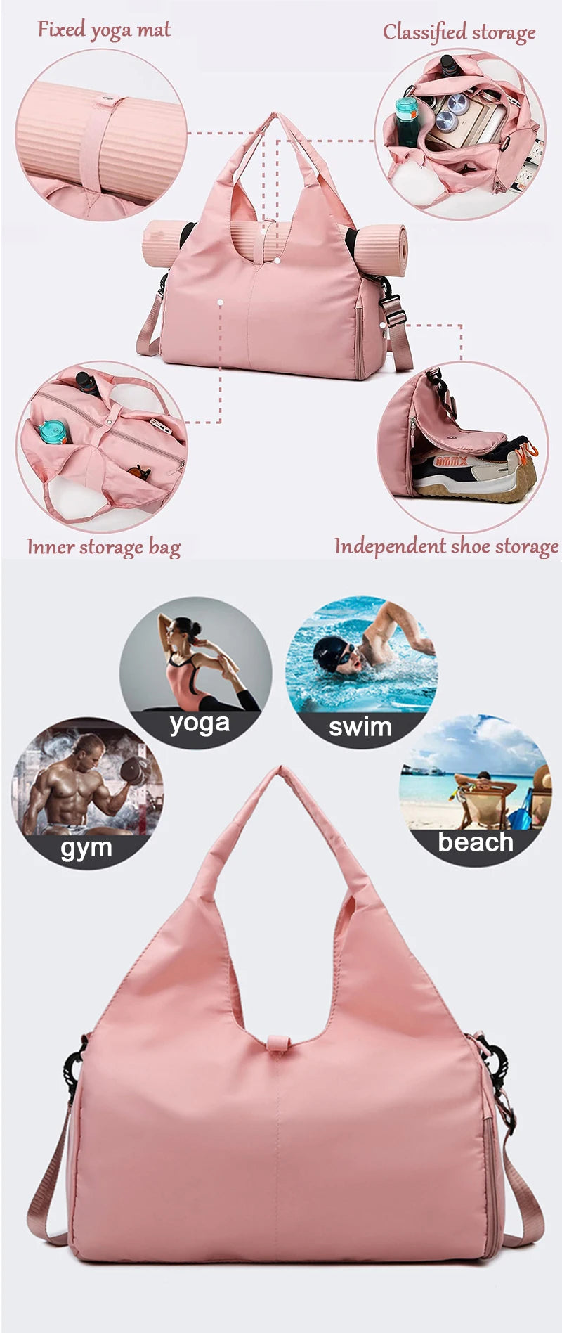 Yoga Mat Fitness Bag