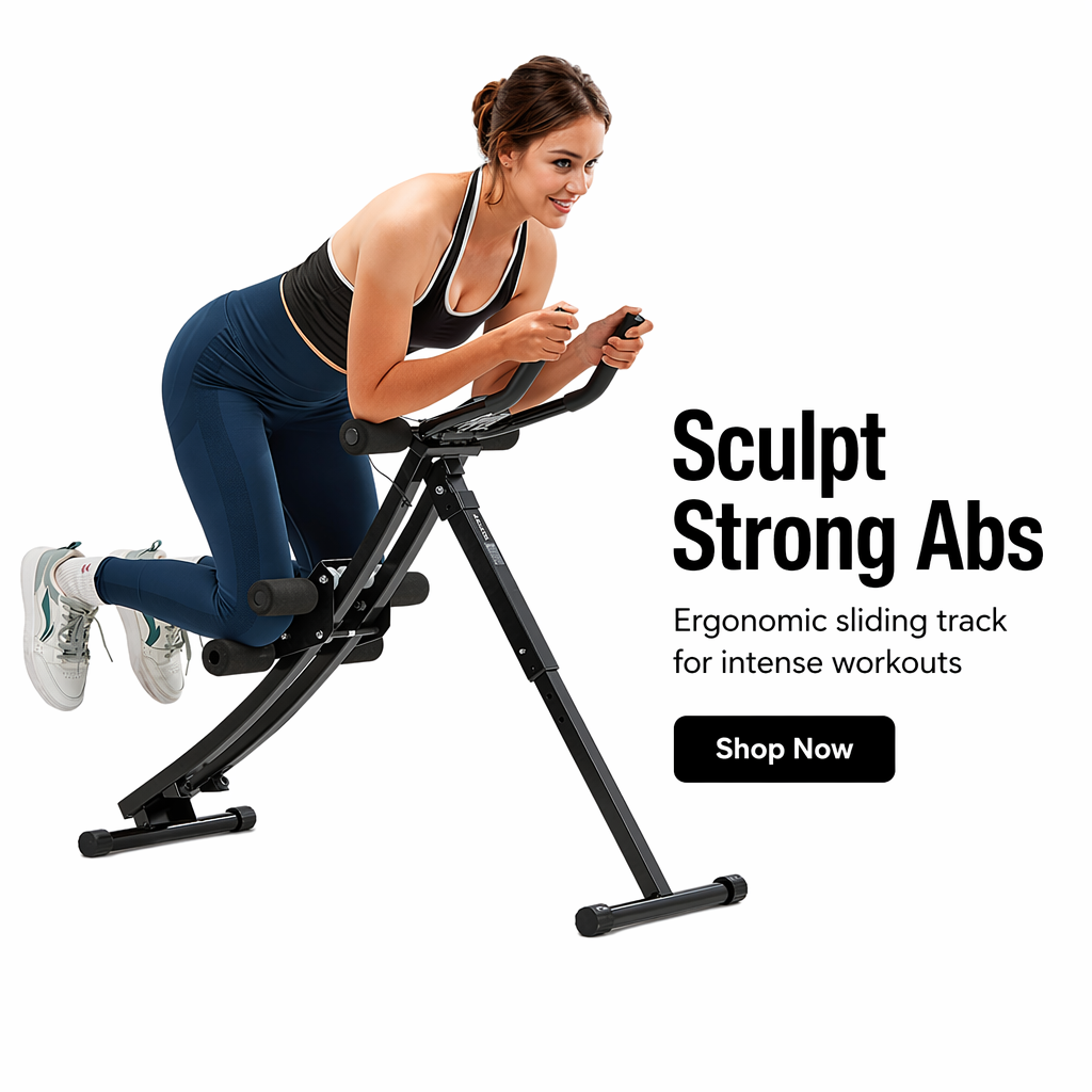 Dual Track Ab Trainer w/ LCD Monitor