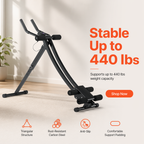 Dual Track Ab Trainer w/ LCD Monitor