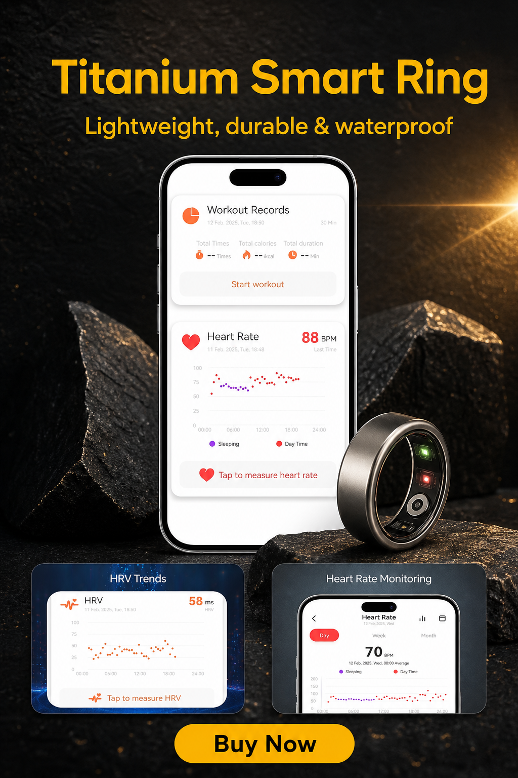 Smart Ring Health Tracker