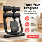 Dual Track Ab Trainer w/ LCD Monitor