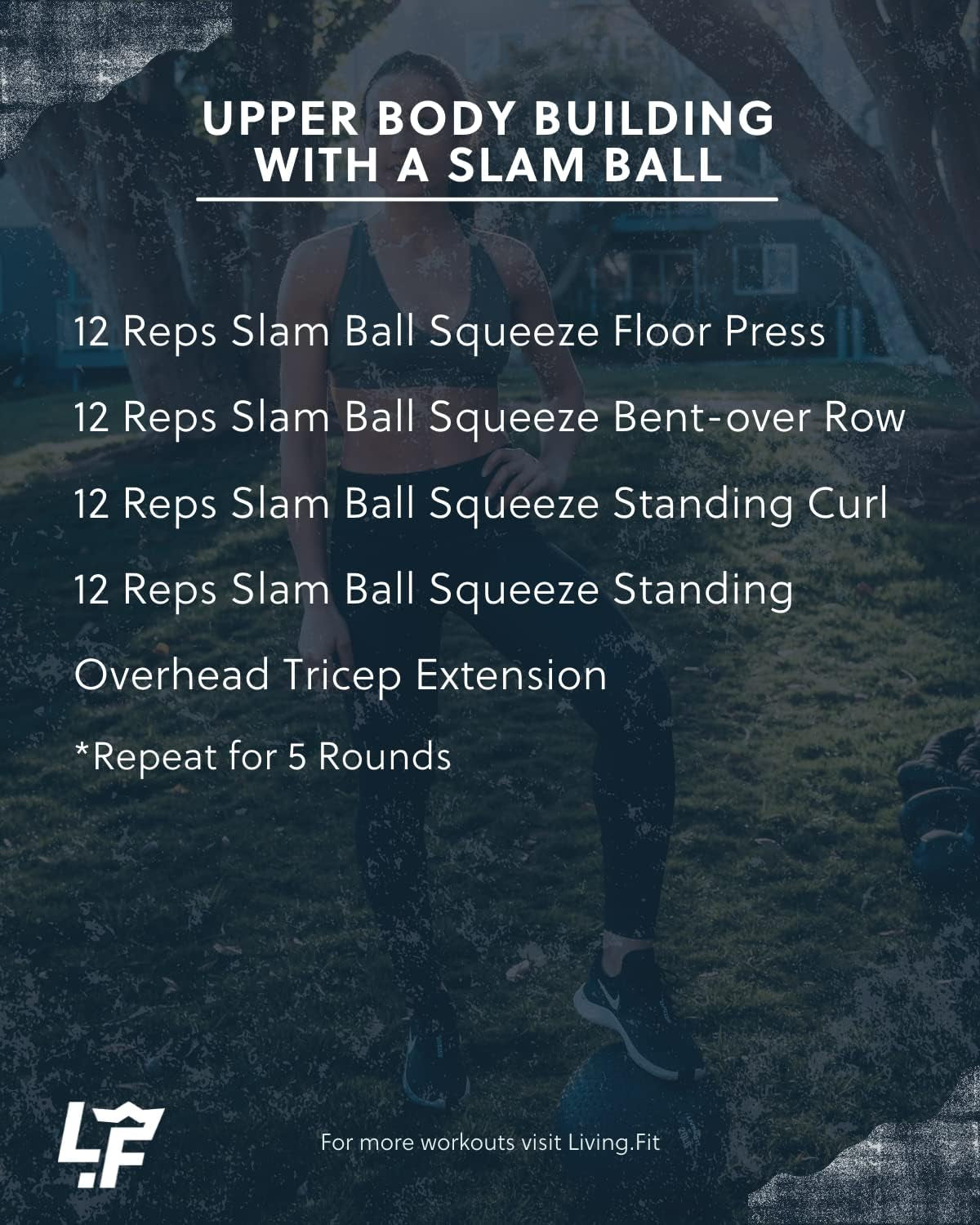 Slam Ball for Building Strength Workouts – Rubber Slam Ball for Cross Trainining - 5LB to 100LB Slam Medicine Balls for Exercise