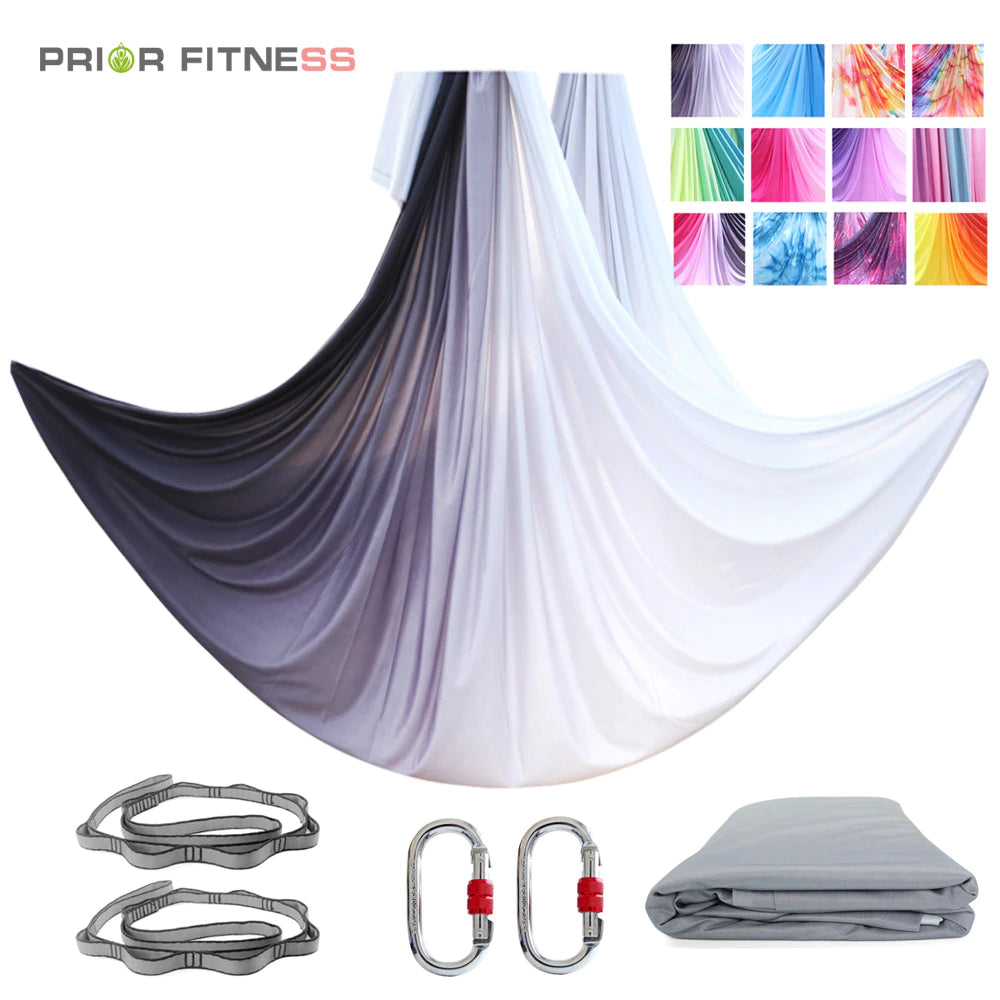 Aerial Yoga Hammock Suitable for Home Fitness Anti-Gravity Swing Pilates Inversion Exercises All Levels of Yoga Starter Kit