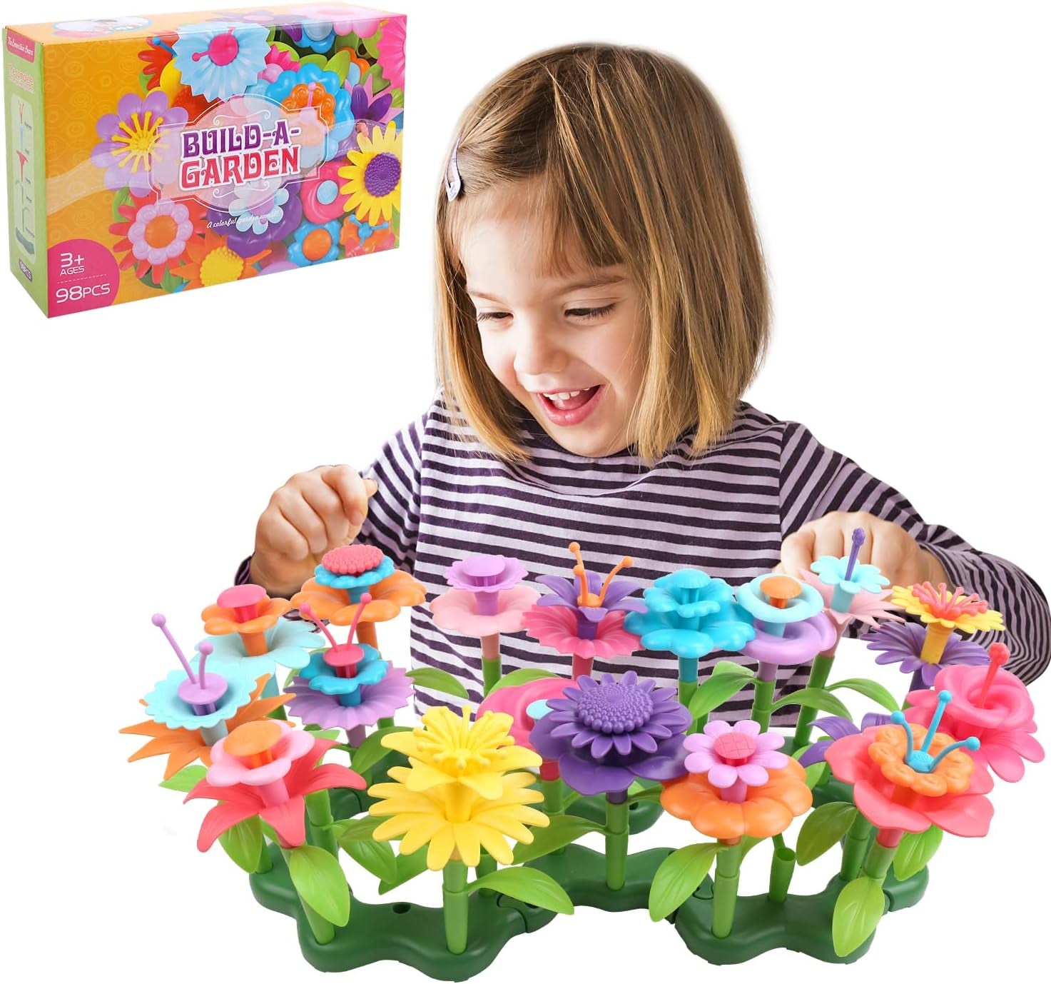  Flower Garden Building Toys