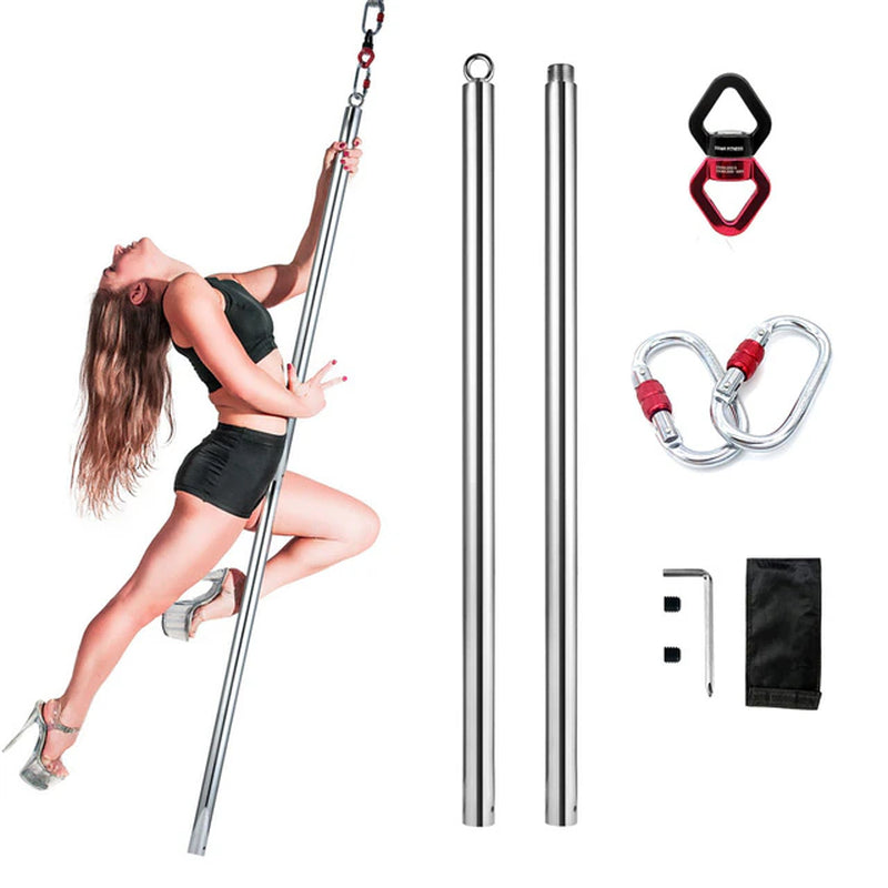 45Mm Professional Golden Stripper Pole Dance Spin Pole Removable