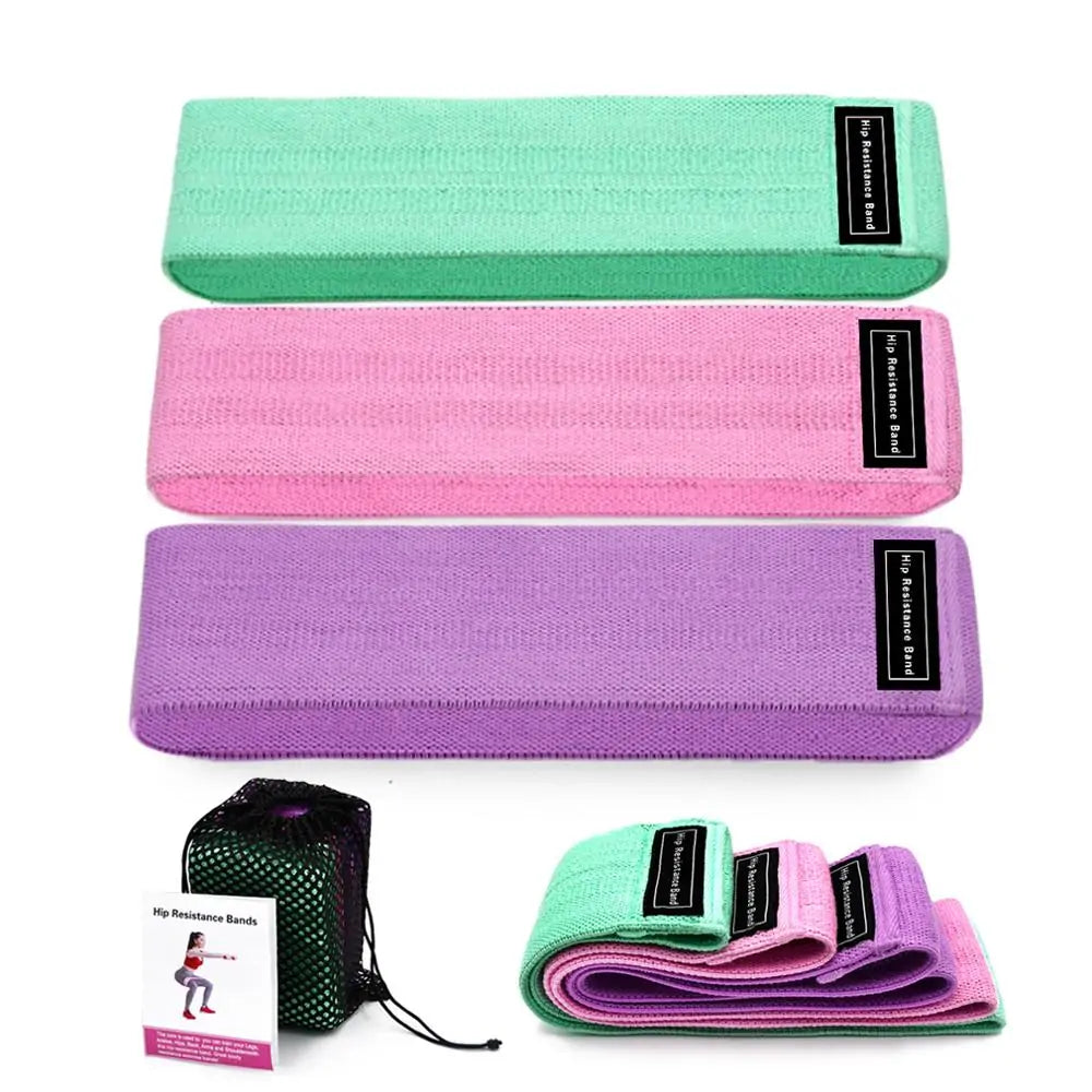 3 Piece Rubber Resistance Bands