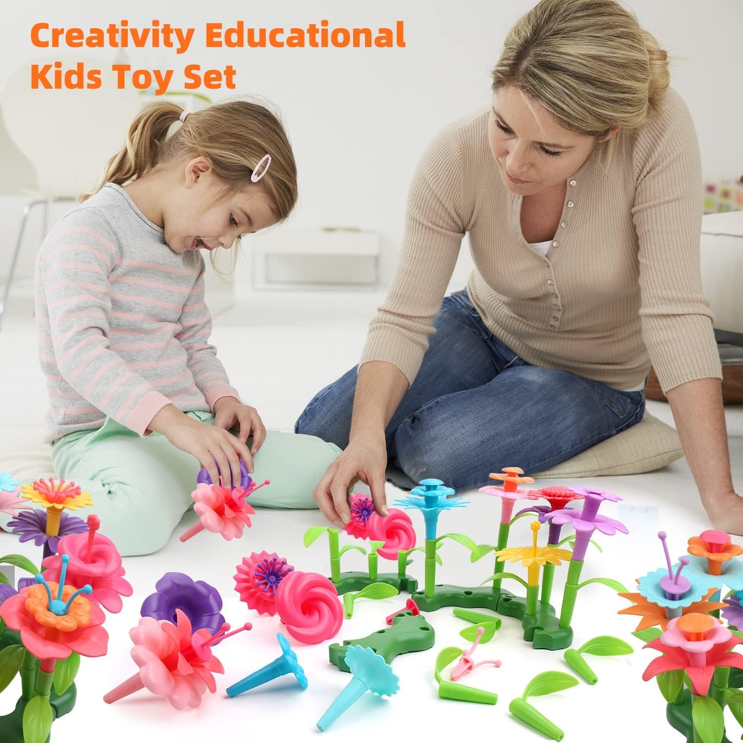  Flower Garden Building Toys