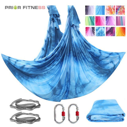 Aerial Yoga Hammock Suitable for Home Fitness Anti-Gravity Swing Pilates Inversion Exercises All Levels of Yoga Starter Kit