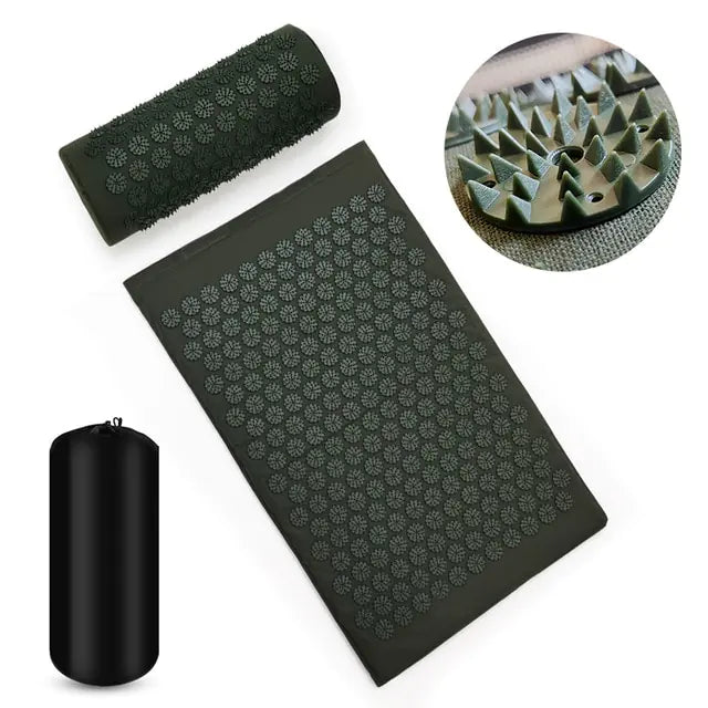 Massager Mat and Pillow Set